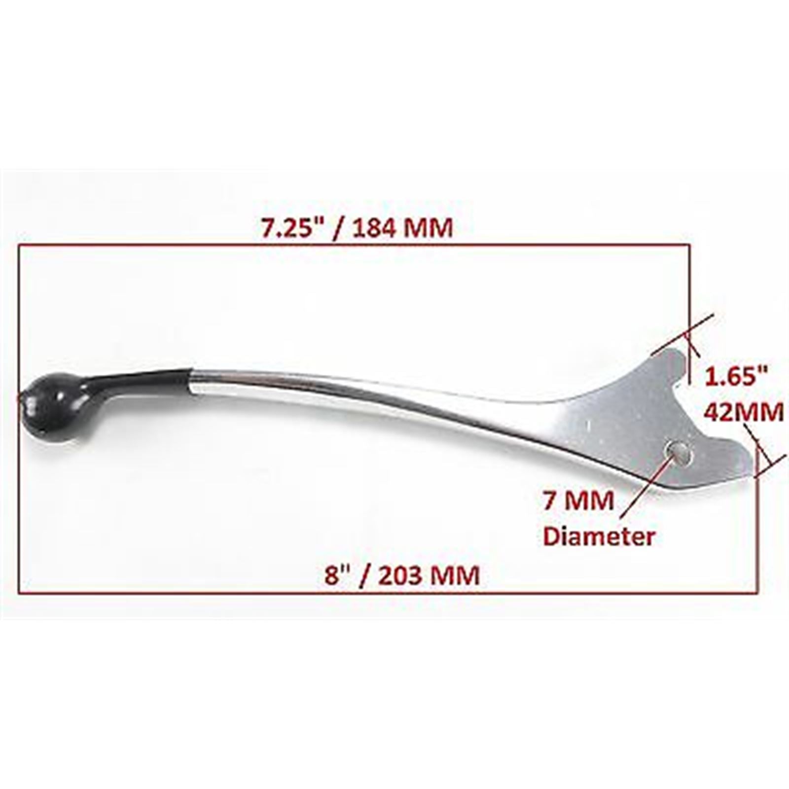 2FastMoto Brake Lever Silver for Honda CB 350, 360, 450, 500, 550, 750 53175-369-003_628359