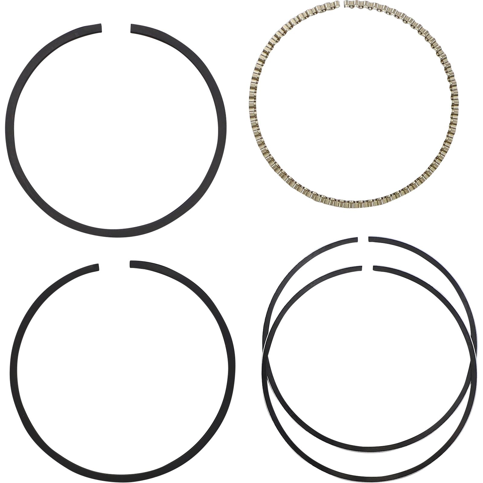 Hastings Piston Rings - 3.000" Standard fits Harley-Davidson 1200 XL Evolution [MPN: 2M5069]_1080538