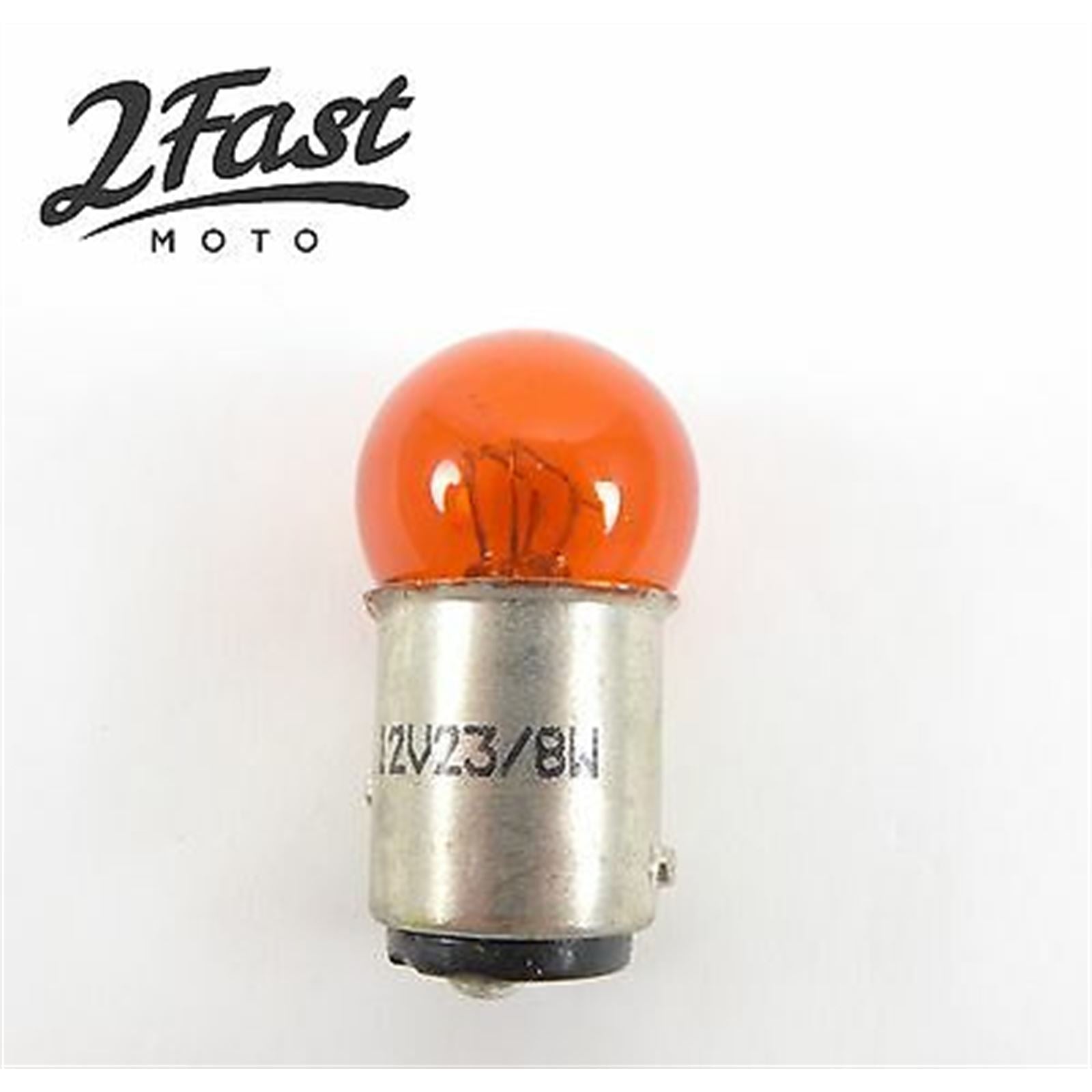 2FastMoto Bullet Marker Signal Light Bulb Amber 12V 2/Pack [MPN: 2fm-44-9980]_621290