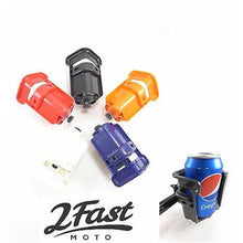 2FastMoto Adjustable Light Weight BLUE Drink Holder for Motorcycles ATV's 61-23110U_621388