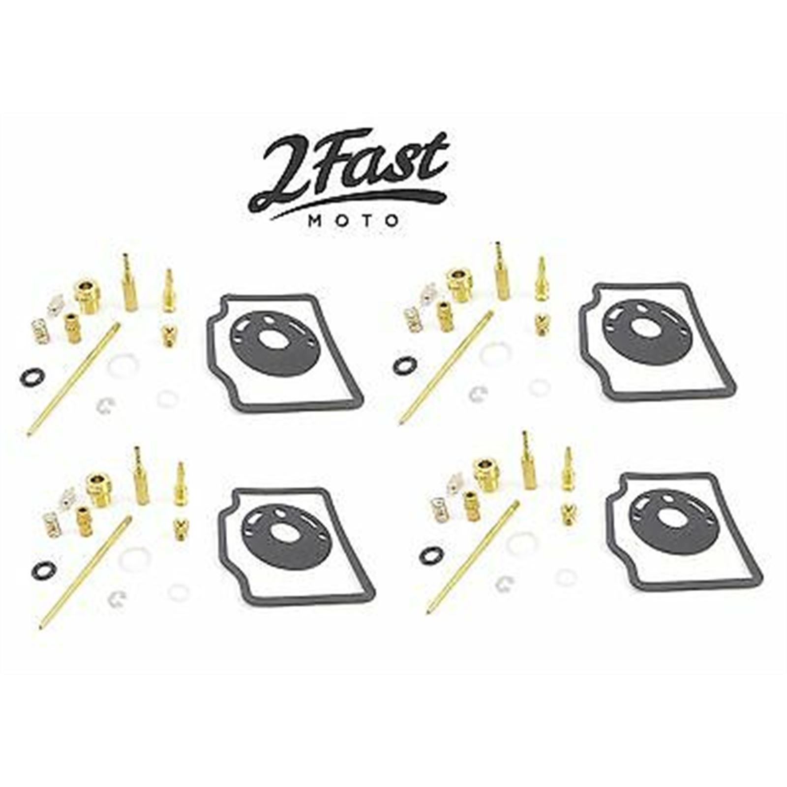 2FastMoto Carburetor Carb Rebuild Repair Kit 4/Pack for Honda CB750, CB750K K1 K6 25-90750_664874
