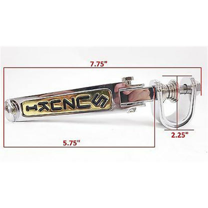 2FastMoto Folding Footpeg Rest - Chrome/Gold For Suzuki, Pair 11-7323s_662014