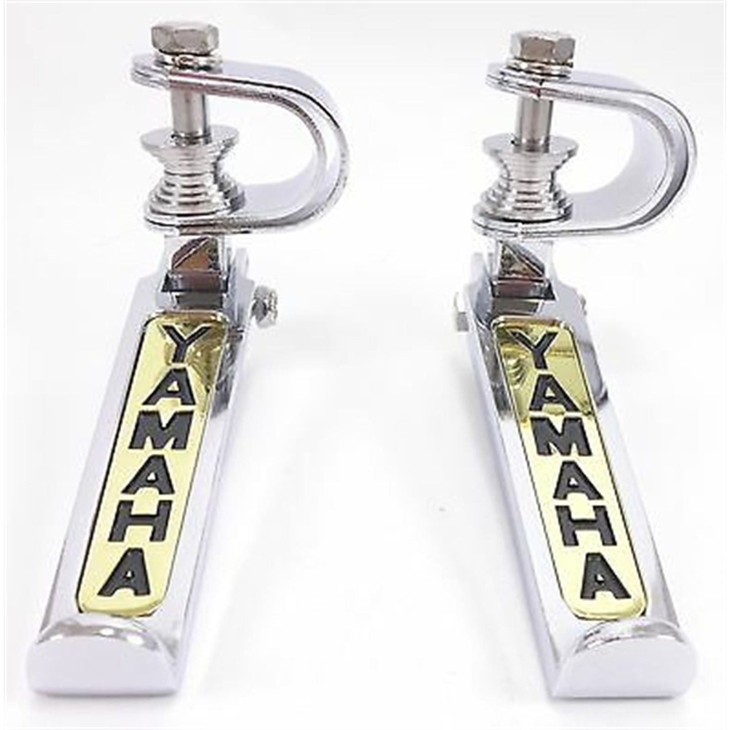 2FastMoto  Folding Footrest Peg Pair Chrome/Gold - Insert Custom For Yamaha 2fm-11-7323y_628820