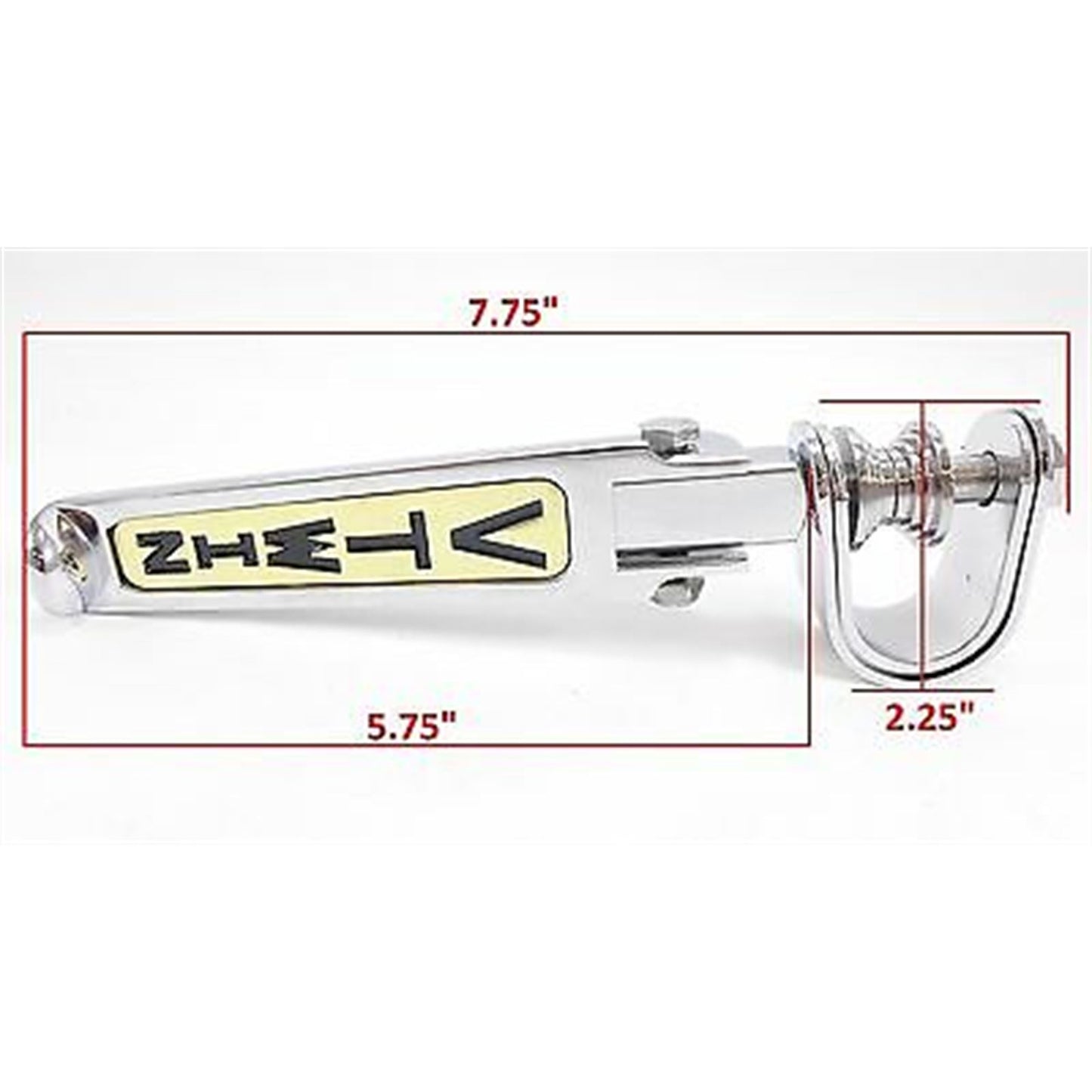 2FastMoto V-Twin Folding Foot Rest Peg - Chrome/Gold for Harley Davidson - Pair  11-7323vt_659560