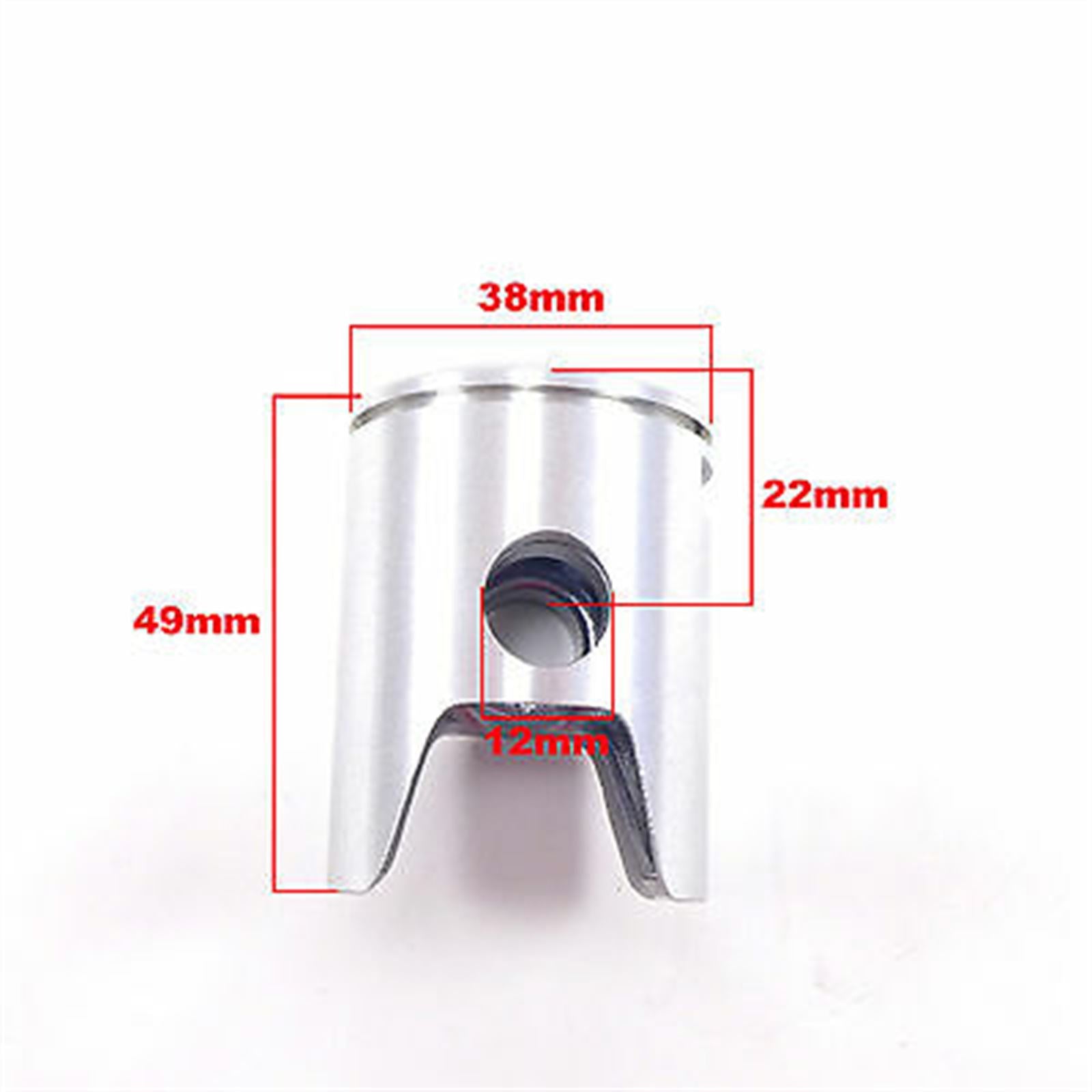 2FastMoto 50cc Piston Kit Rings Clips Pin 38mm Bore - Puch Korado, Maxi SG0590_632569