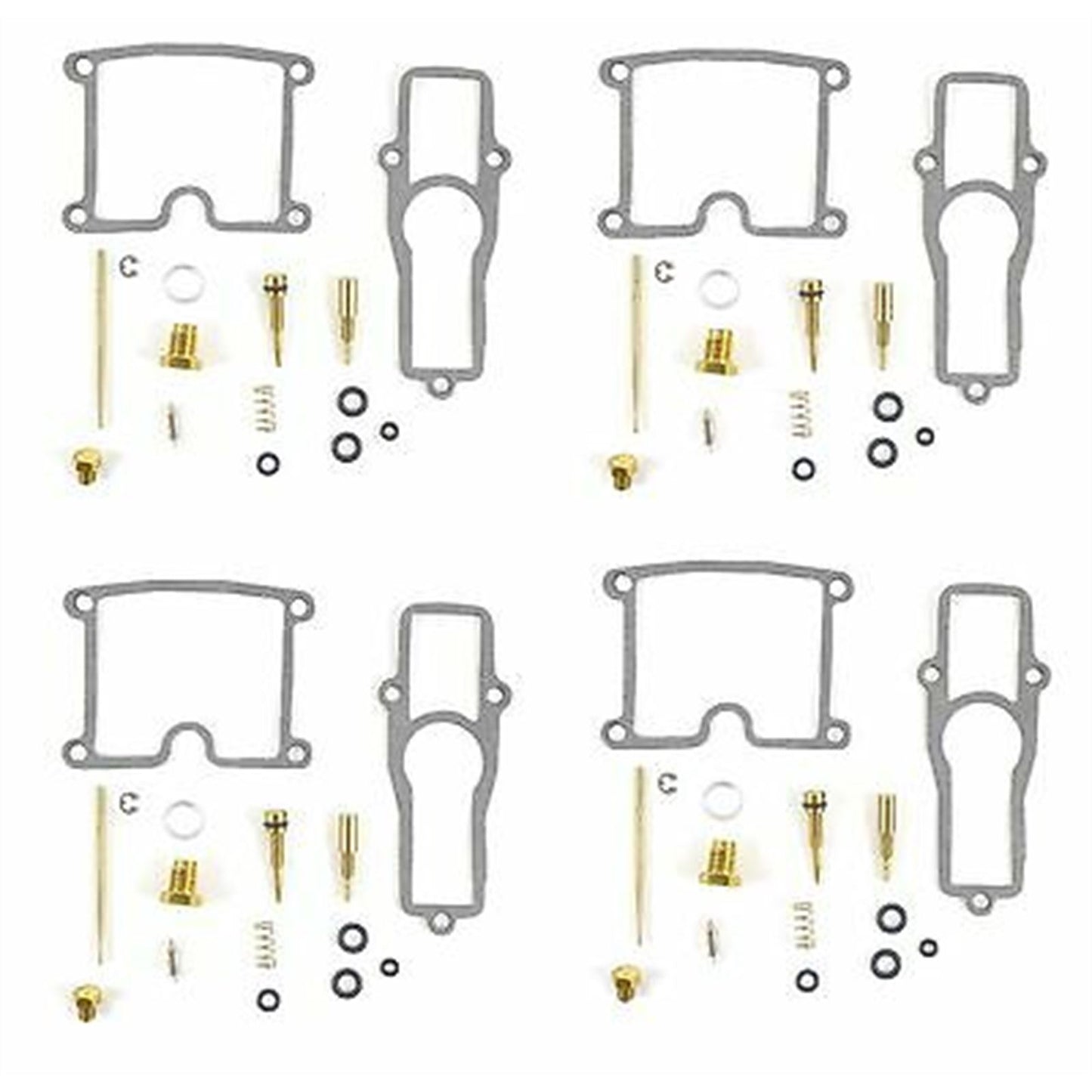 2FastMoto Carburetor Carb Rebuild Repair Kit 4Pack For Kawasaki KZ550 '80-'83 kk-0049_667755