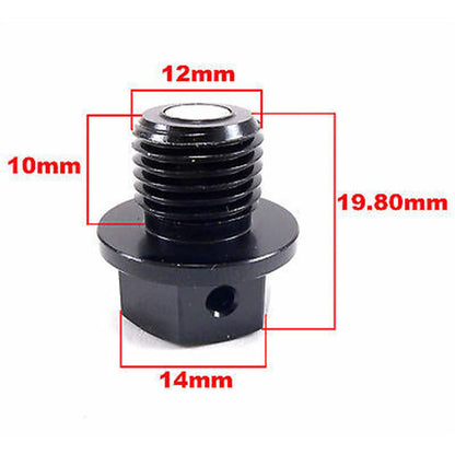 Magnetic Oil Drain Plug 12mm x 1.25mm x 10mm  For Suzuki _665021