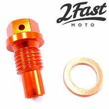 2FastMoto  Magnetic Oil Drain Plug Bolt Orange for KTM Models 1994-1997  58030021000_632601