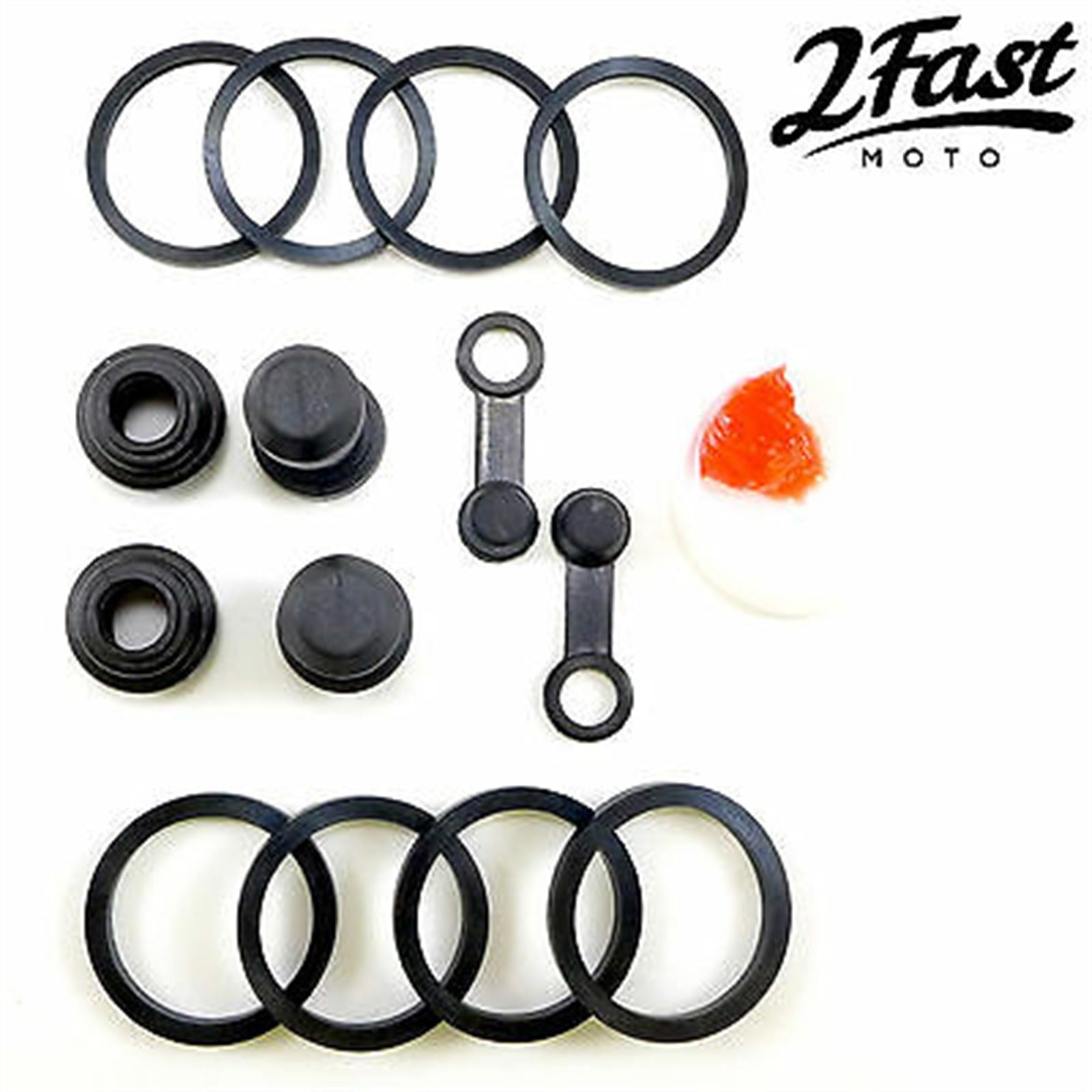 2FastMoto Front Brake Caliper Repair Kit for Honda CB/CBR600 TRX450 VFR750F  02-70605_632143