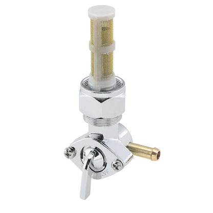 2FastMoto Chrome Fuel Valve Petcock Right Outlet Spigot Custom For Harley Davidson  011413_87000