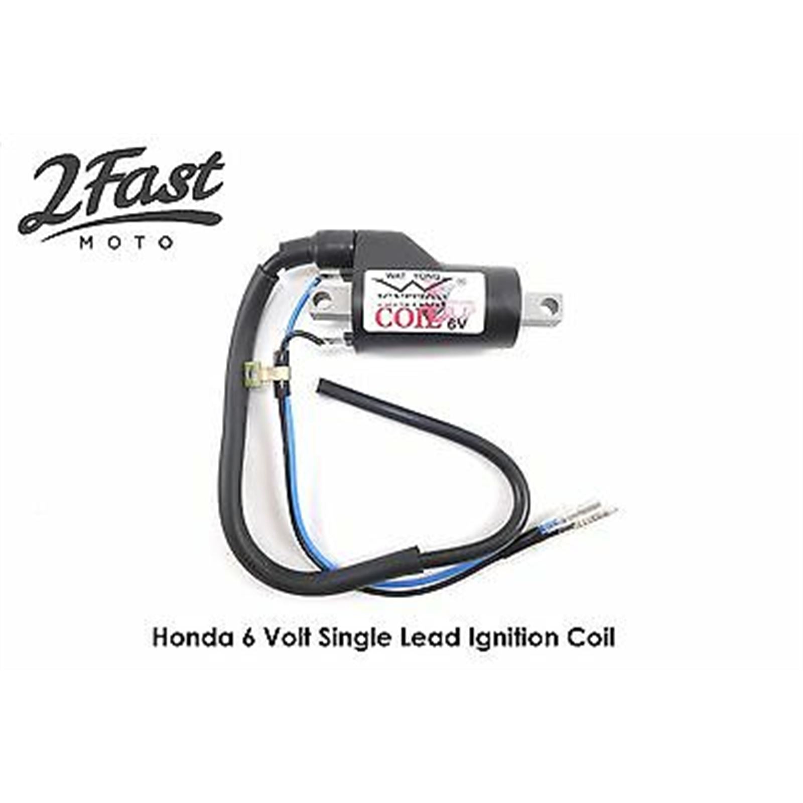 2FastMoto 6 Volt Ignition Coil Wat Yong for Honda CB, CL, SL 30400-330-003 / 30530-330-003_632630