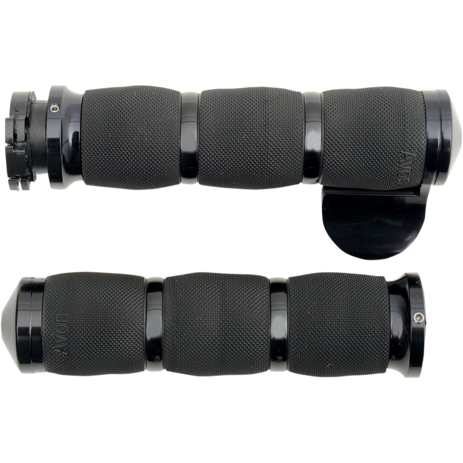 Avon Grips Anodized Air Cushion Grips with Throttle Boss for Touring Models MT-AIR-90-AN-B_347518