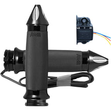 Avon Grips Custom Contour Grips Spike Heated Cable Throttle Black CC-86-AN-SPK-HT_347680