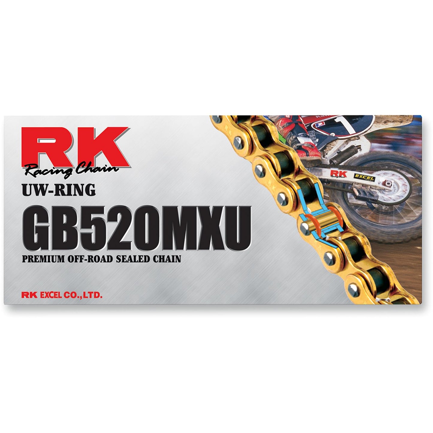 RK Chain 520 MXU - Sealed UW-Ring - Clip Connecting Link [MPN: GB520MXU-CL]_467164