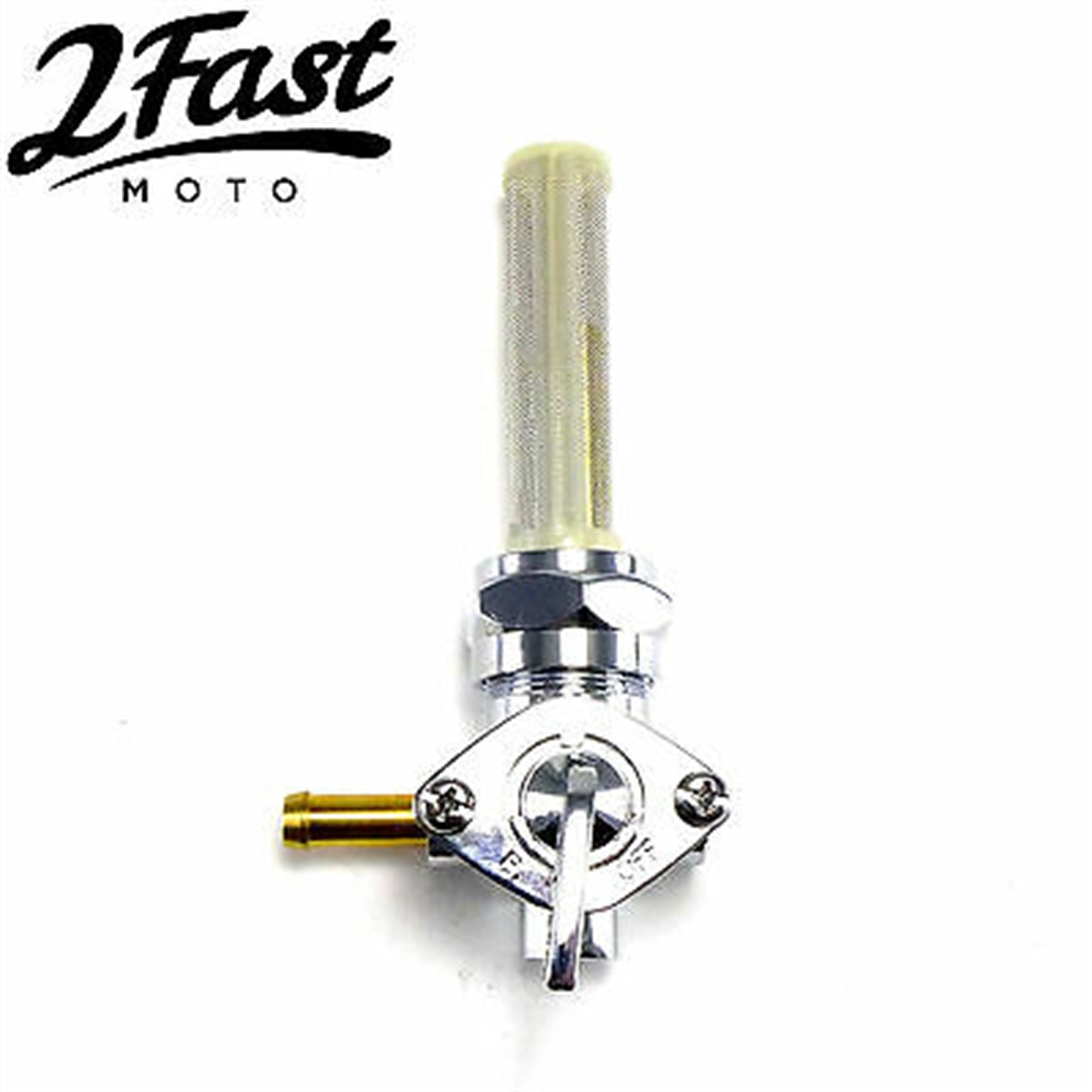 2FastMoto Fuel Valve Petcock Left Outlet 13/16" Bung for Harley Davidson 1975-Up 48-9716_663872