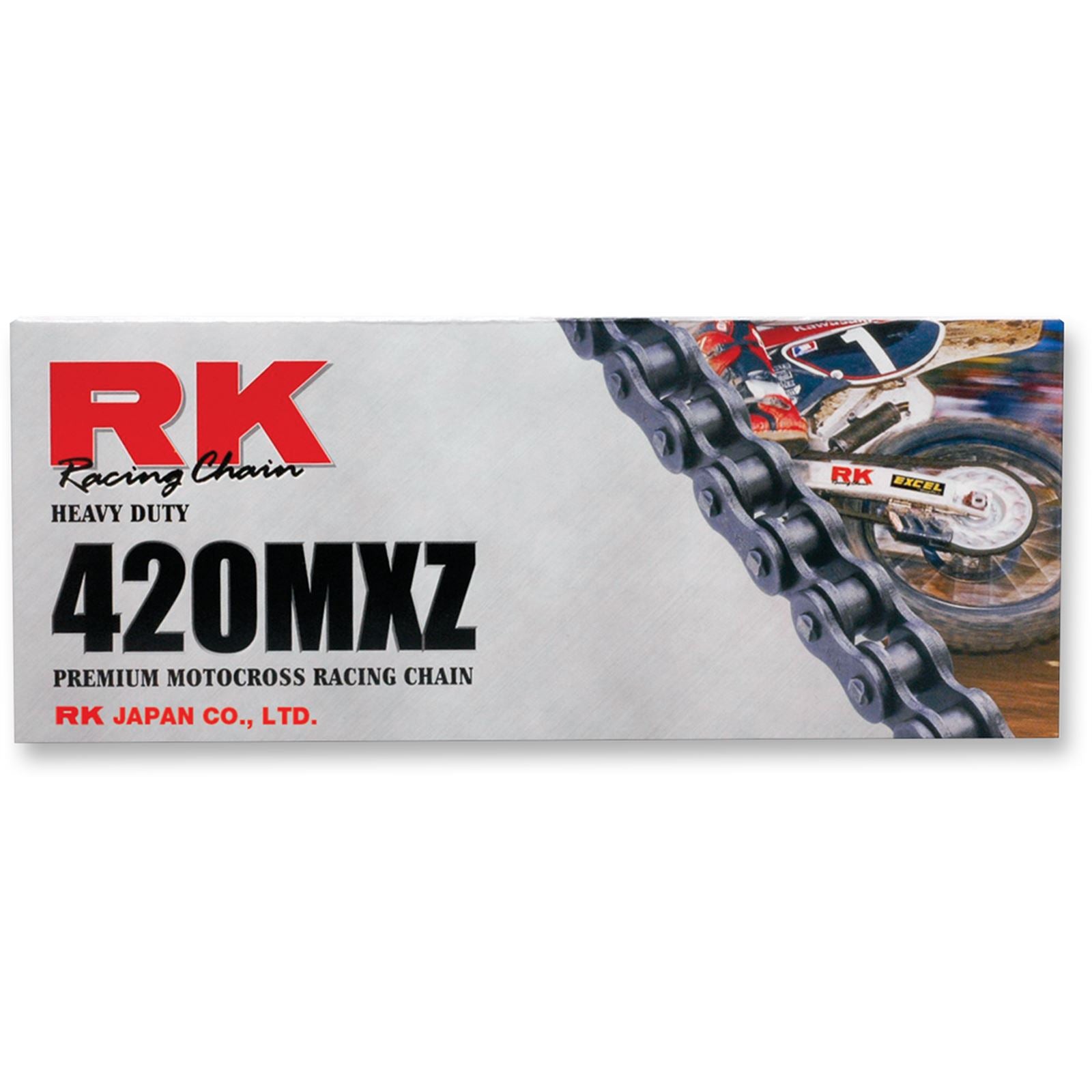 RK Chain 420 MXZ - Heavy Duty Drive Chain - 120 Links [MPN: 420MXZ-120]_466808