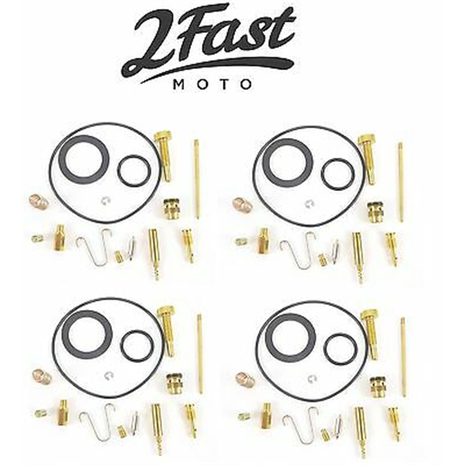 2FastMoto Carburetor Rebuild Repair Kit 4/Pack for Honda FL250 Odyssey  [MPN: 2fm-25-90240]_619716
