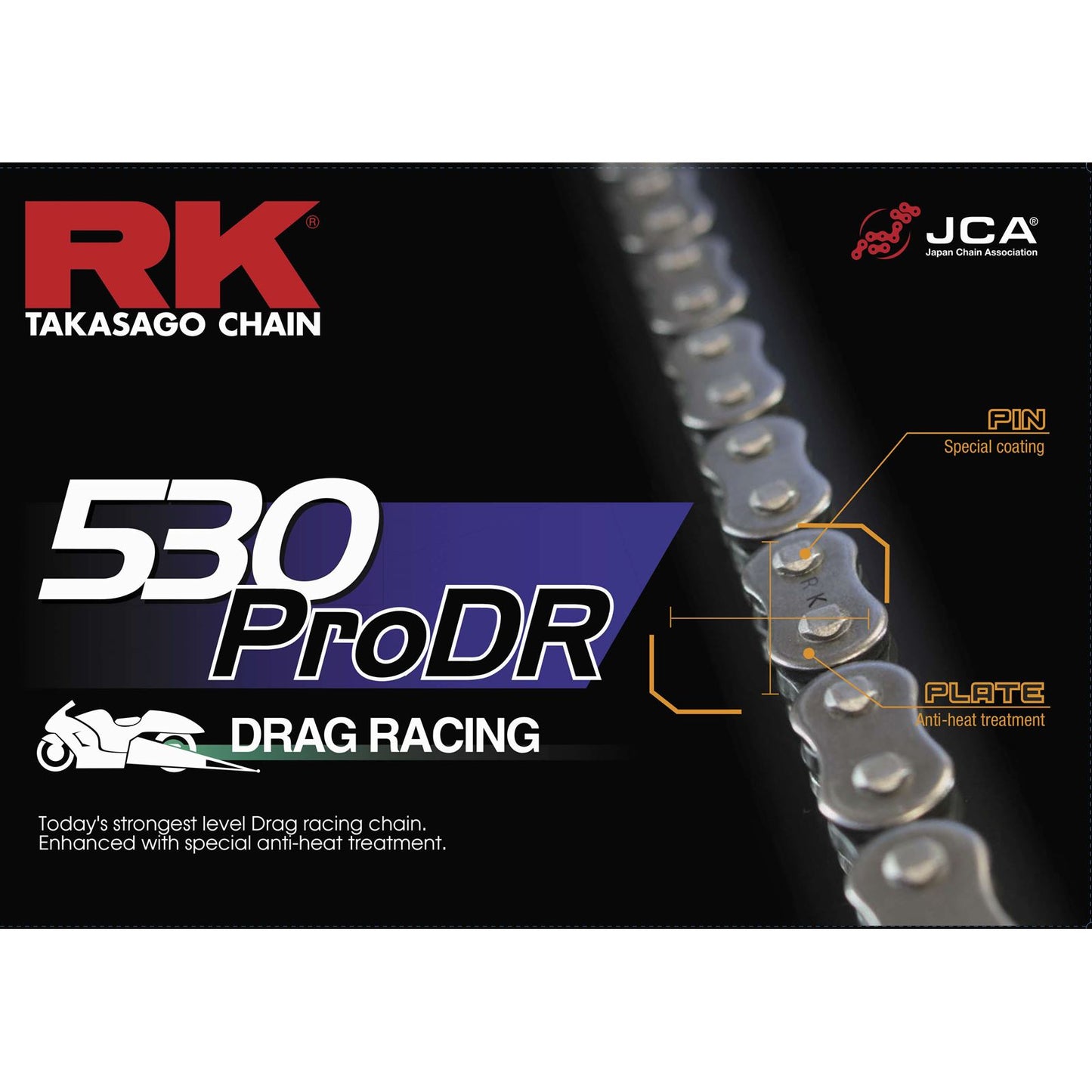 RK Chain 530 Pro DR - Drag Racing Chain - 150 Links [MPN: 530PRODR-150]_87388