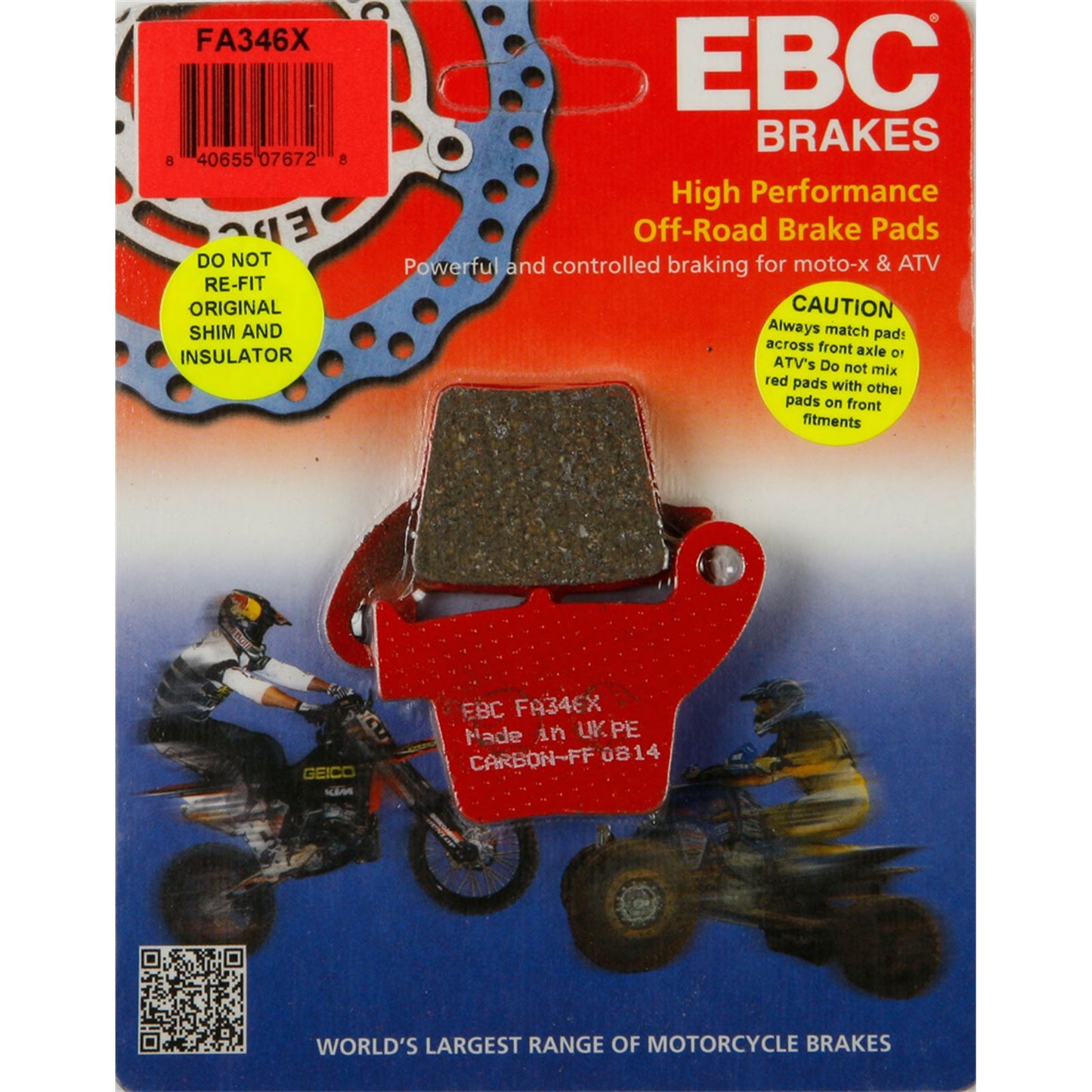 EBC Brakes Brake Pads FA346X_87427