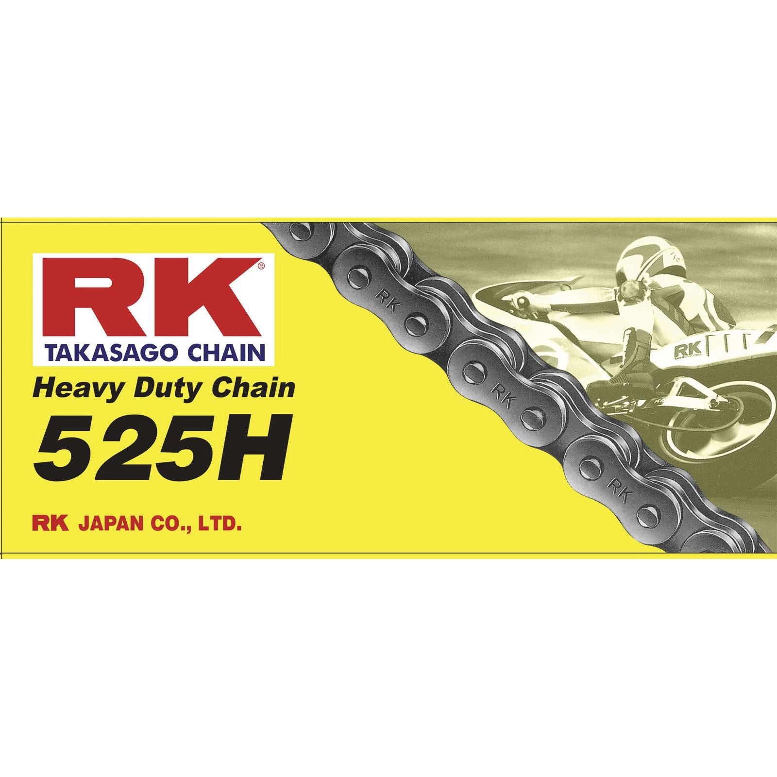 RK Chain 525H RK-M Heavy-Duty Chain Rk-M X 130 - Natural [MPN: 525H-130]_504584
