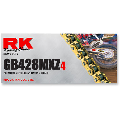 RK Chain 428 MXZ/4 - Heavy Duty Chain - 120 Links OPEN BOX [MPN: GB428MXZ4-120]_2741019