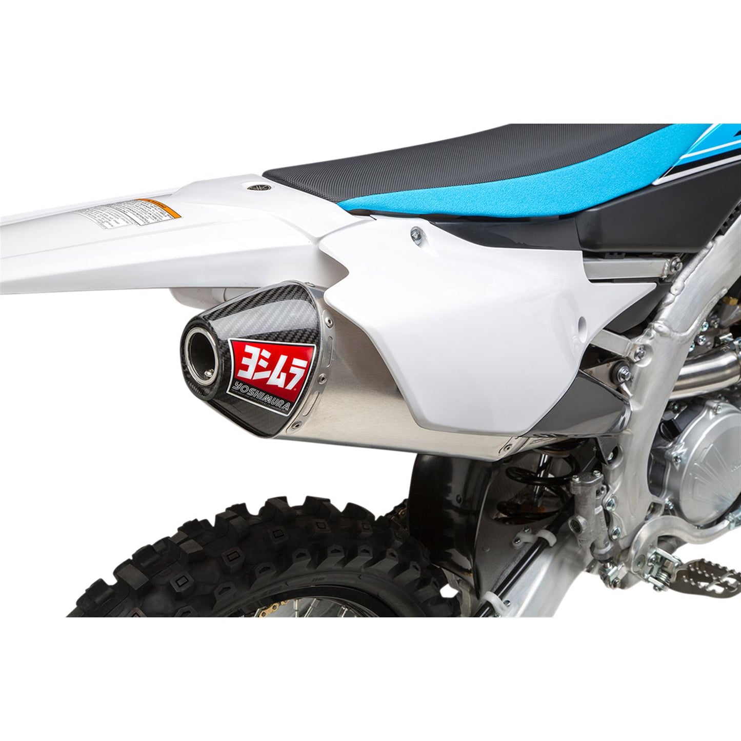 Yoshimura RS-4 Header/Canister/End Cap Exhaust Slip-On SS-AL-CF 231022D320_501034