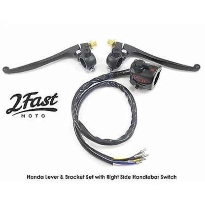 2FastMoto Right Side Switch with Brake Clutch Lever Set for Honda 350 450 2fm-30746~69870_662119