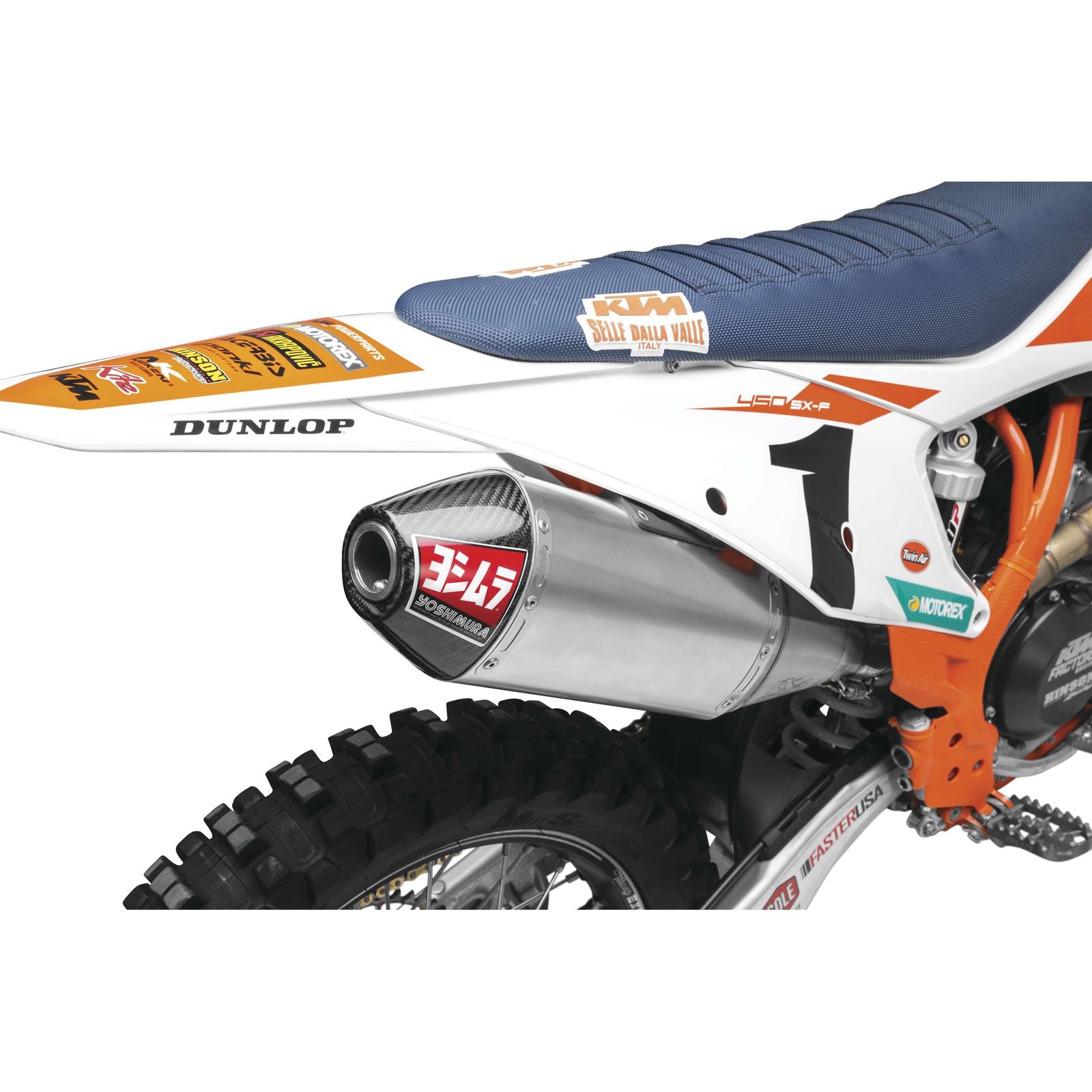 Yoshimura RS-4 Header/Canister/End Cap Exhaust Slip-On SS-AL-CF 264622D320_87506