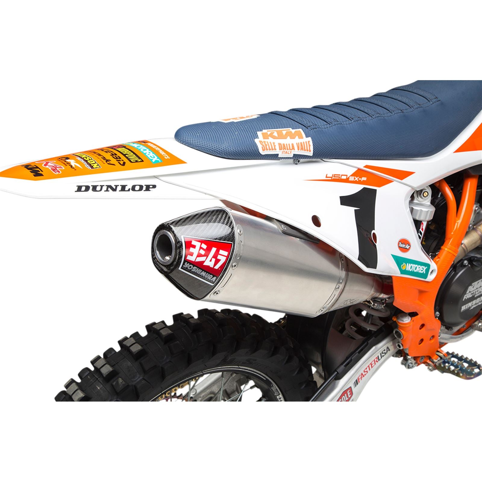 Yoshimura RS-4 Header/Canister/End Cap Exhaust Slip-On SS-AL-CF 264622D320_500951