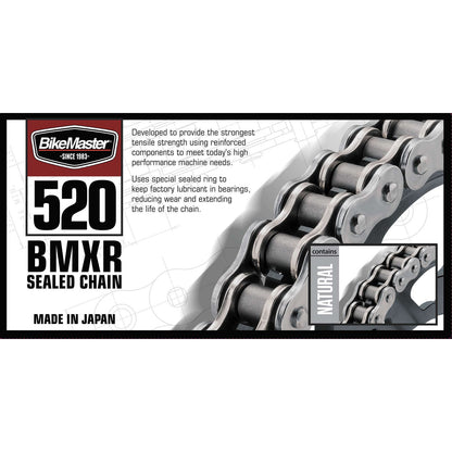 BikeMaster 520 BMXR Series Chain X-Ring Natural x 104 520BMXR-104_504716