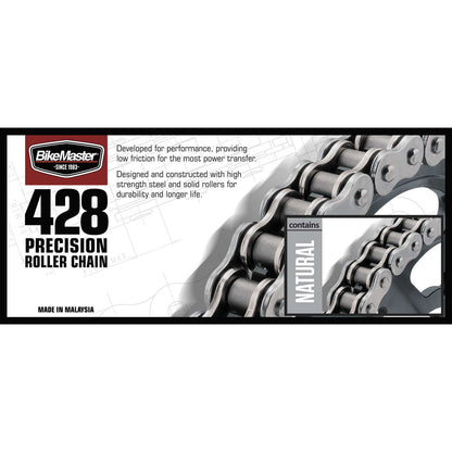 BikeMaster 428 Precision Roller Chain Natural 428 X 130_504900