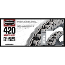 BikeMaster 420H Heavy-Duty Precision Roller Chain Natural 420H X 100_87771
