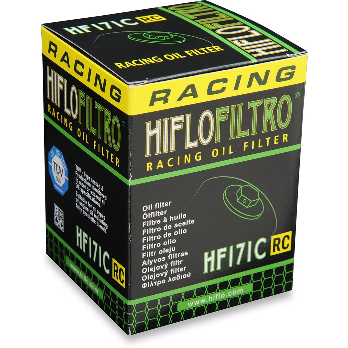 Hiflofiltro Oil Filter Chrome HF171CRC_393140