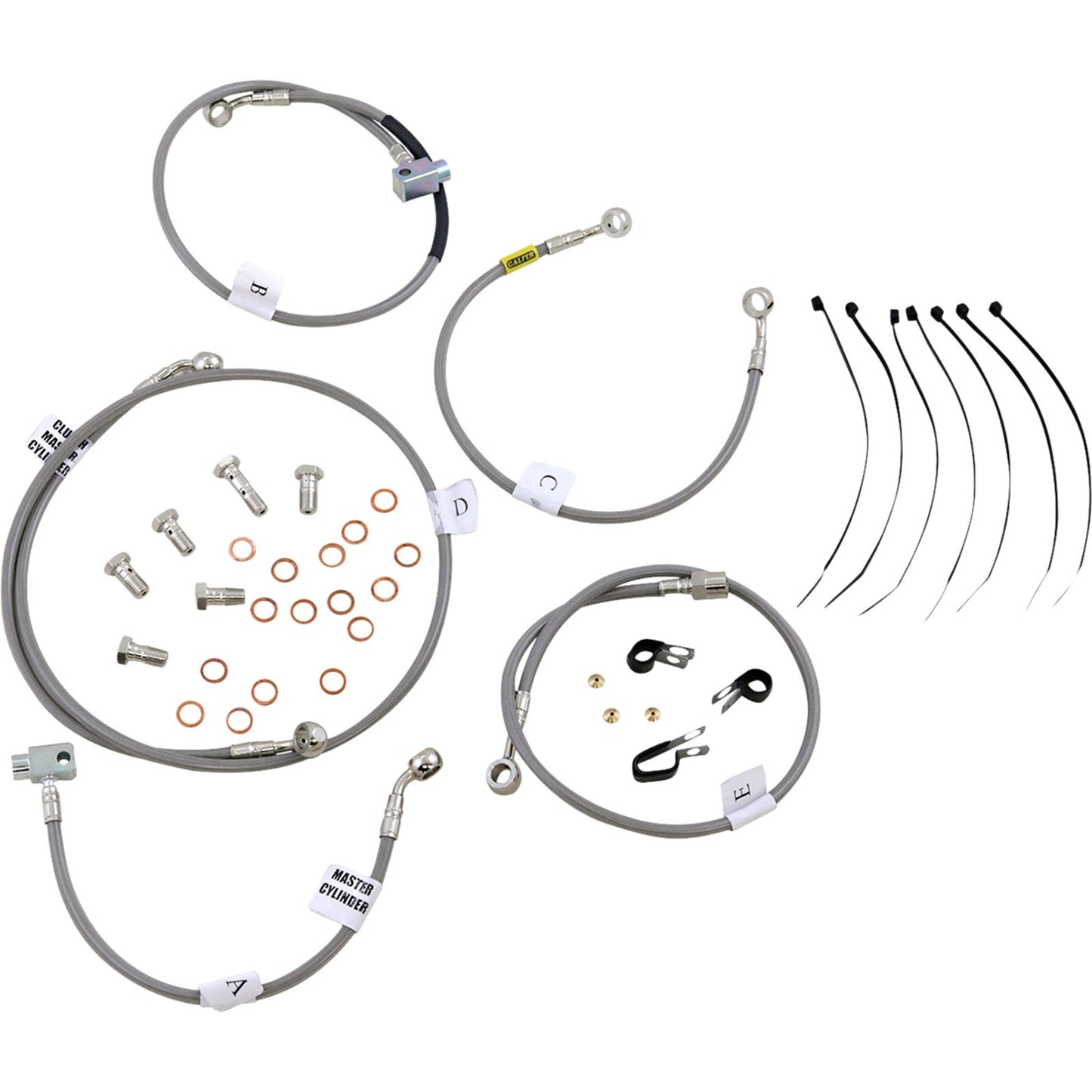 Galfer FK003D799-5 - Stainless Steel Line Kit FK003D799-5_1041047