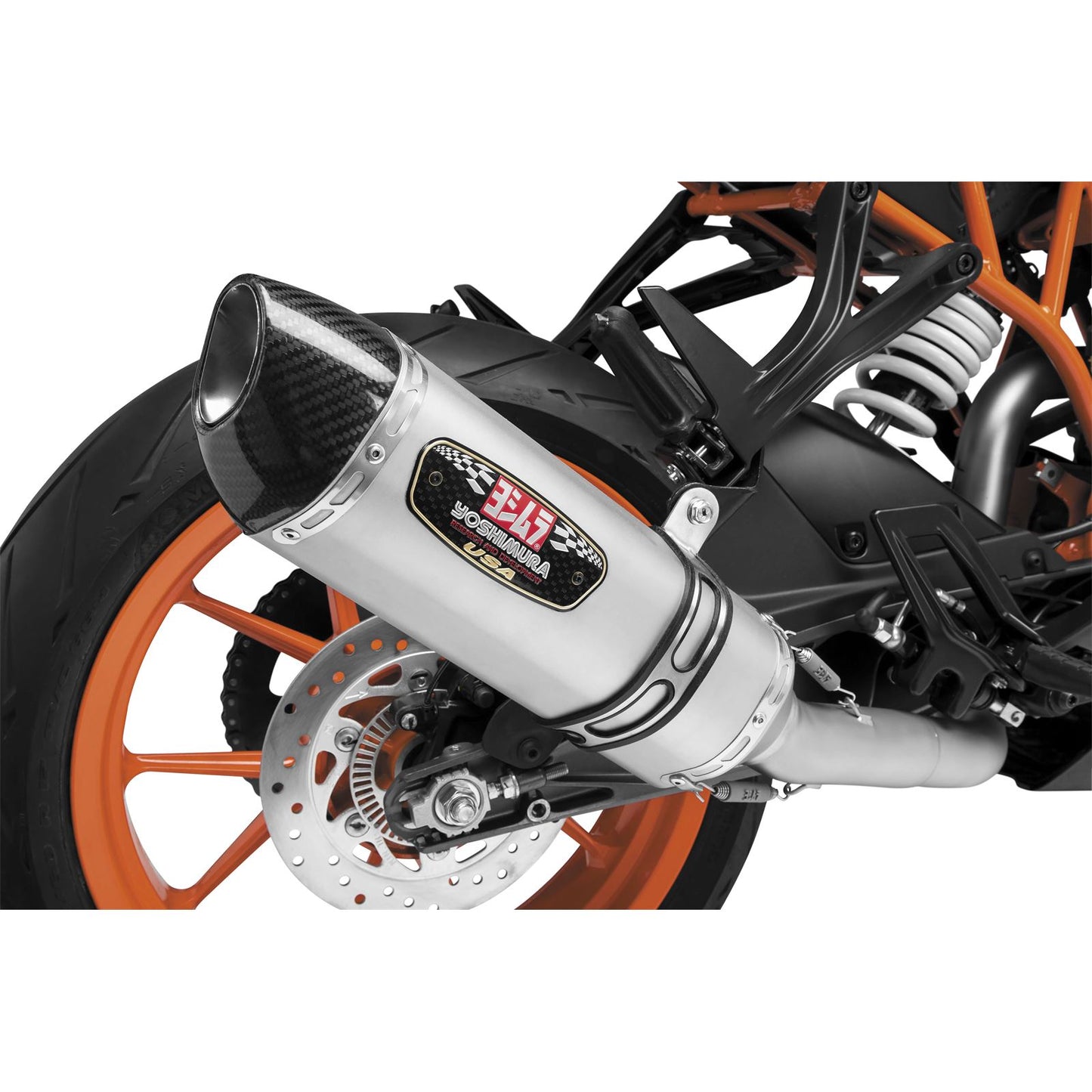 Yoshimura R-77 Street Exhaust 3-Quarter Slip-On SS-SS-CF Works [MPN: 16381CJ520]_88083