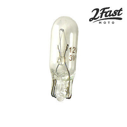 2FastMoto Instrument Bulb 12 V 3 W Plug in for Honda  349085-mb0-003 / 44-T6.5-2_632124