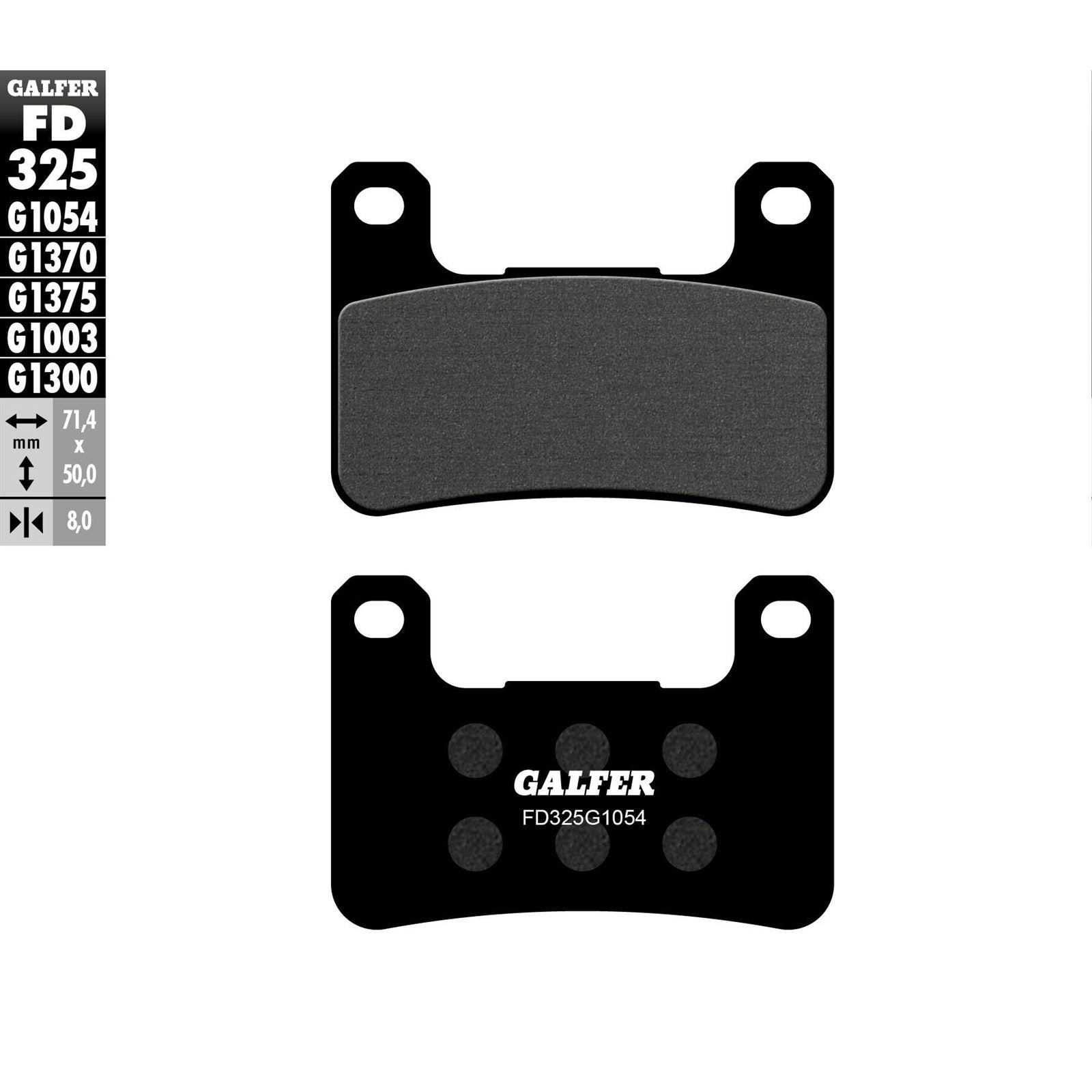 Galfer Brake Pads Semi Metallic [MPN: FD325G1054]_606213