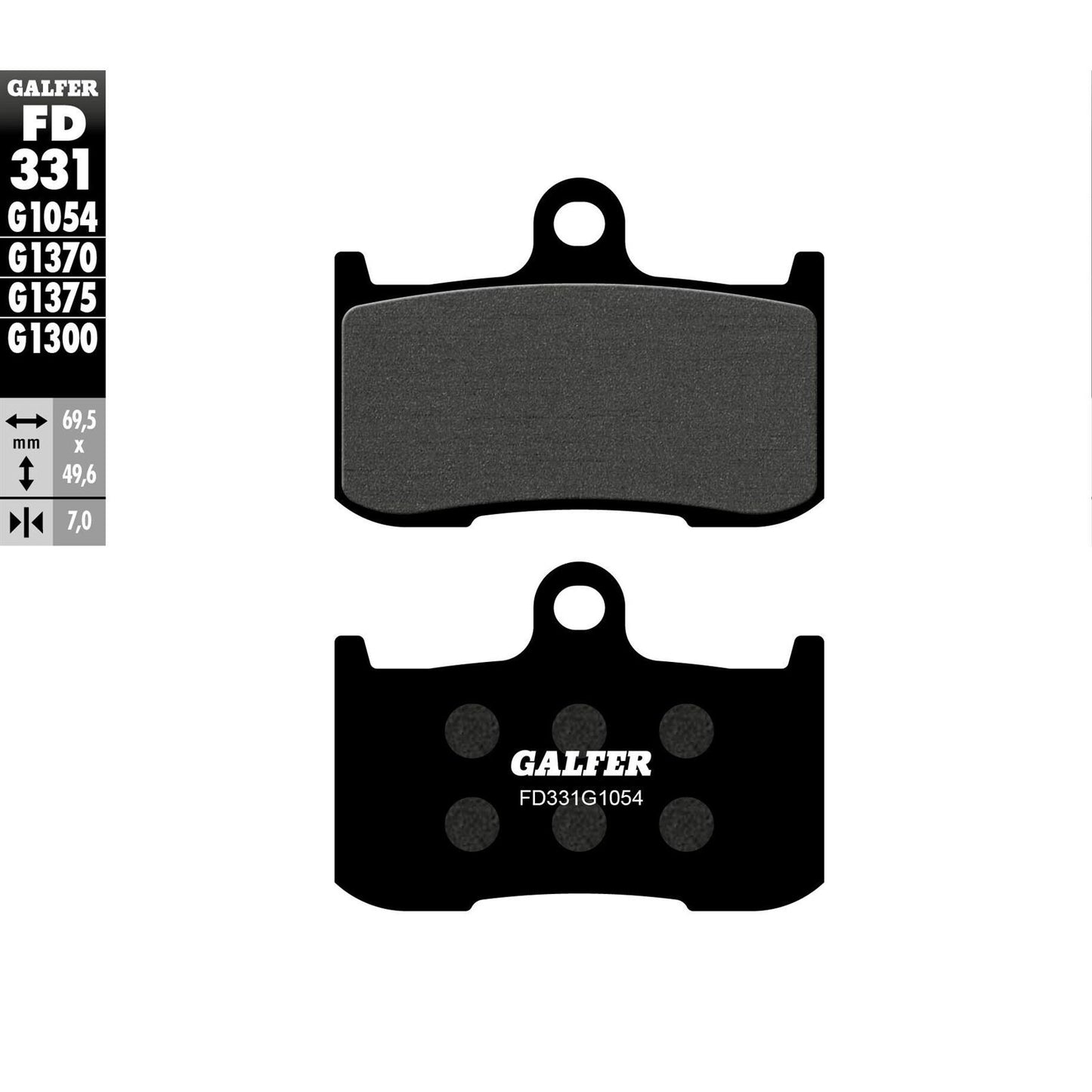 Galfer Brake Pads Semi Metallic [MPN: FD331G1054]_606216