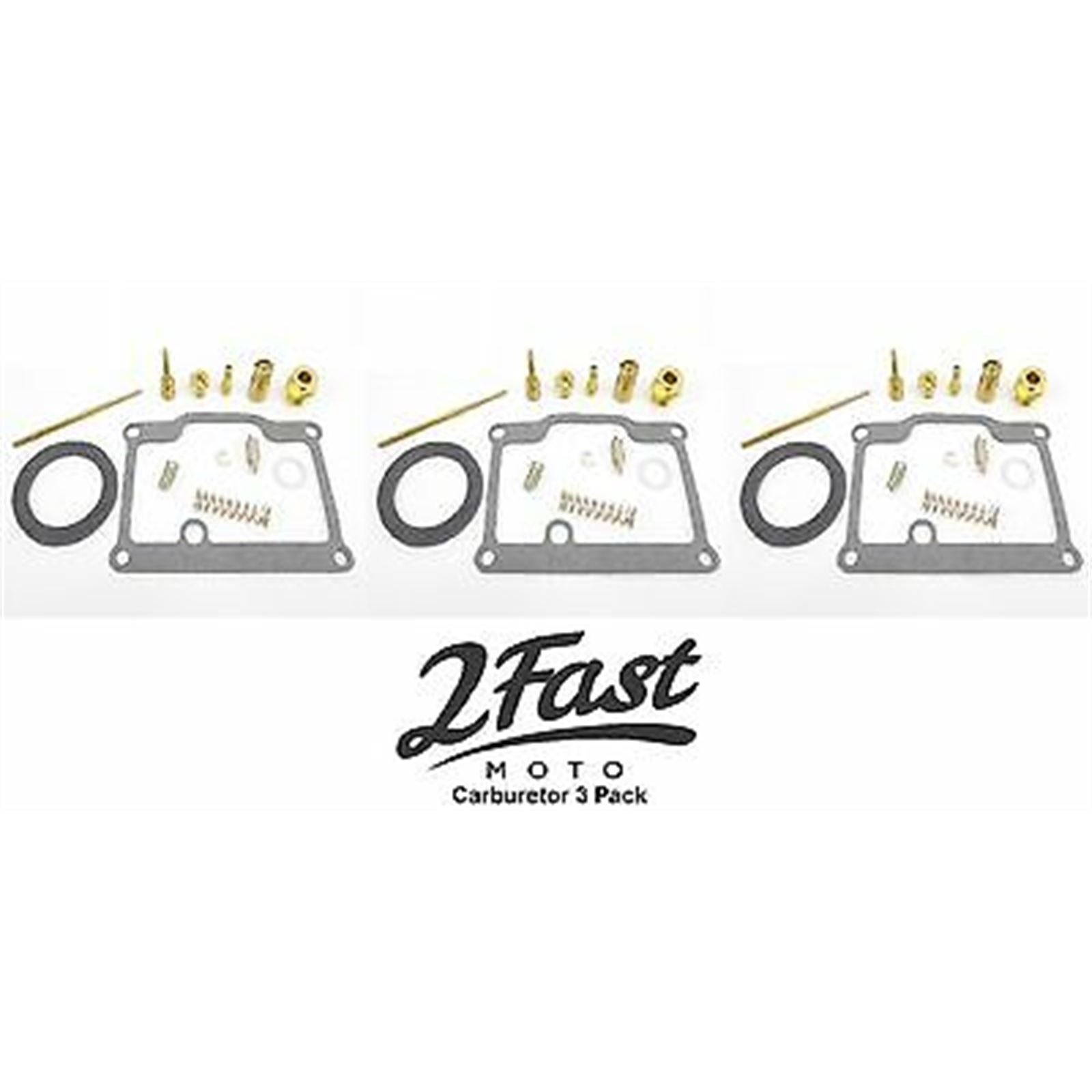 2FastMoto Carburetor Rebuild Repair Kit - For Kawasaki H2 750 Mach IV - 3/Pack [MPN: 25-93760]_663852