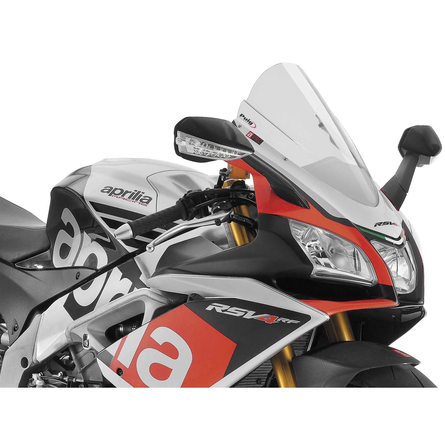 Puig Race Windscreen - Clear - RSV4 7614W_88277
