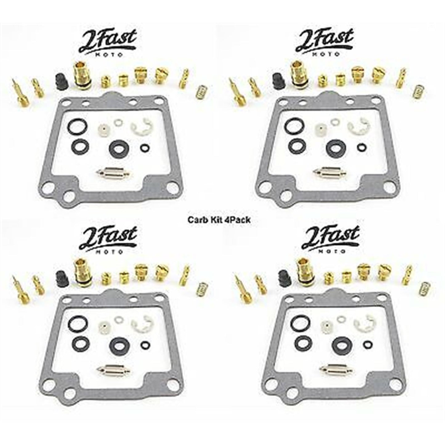 2FastMoto Carburetor Rebuild Repair Kit 4 pack For Suzuki GS850 18-2591 / ks-0510 x4_662197