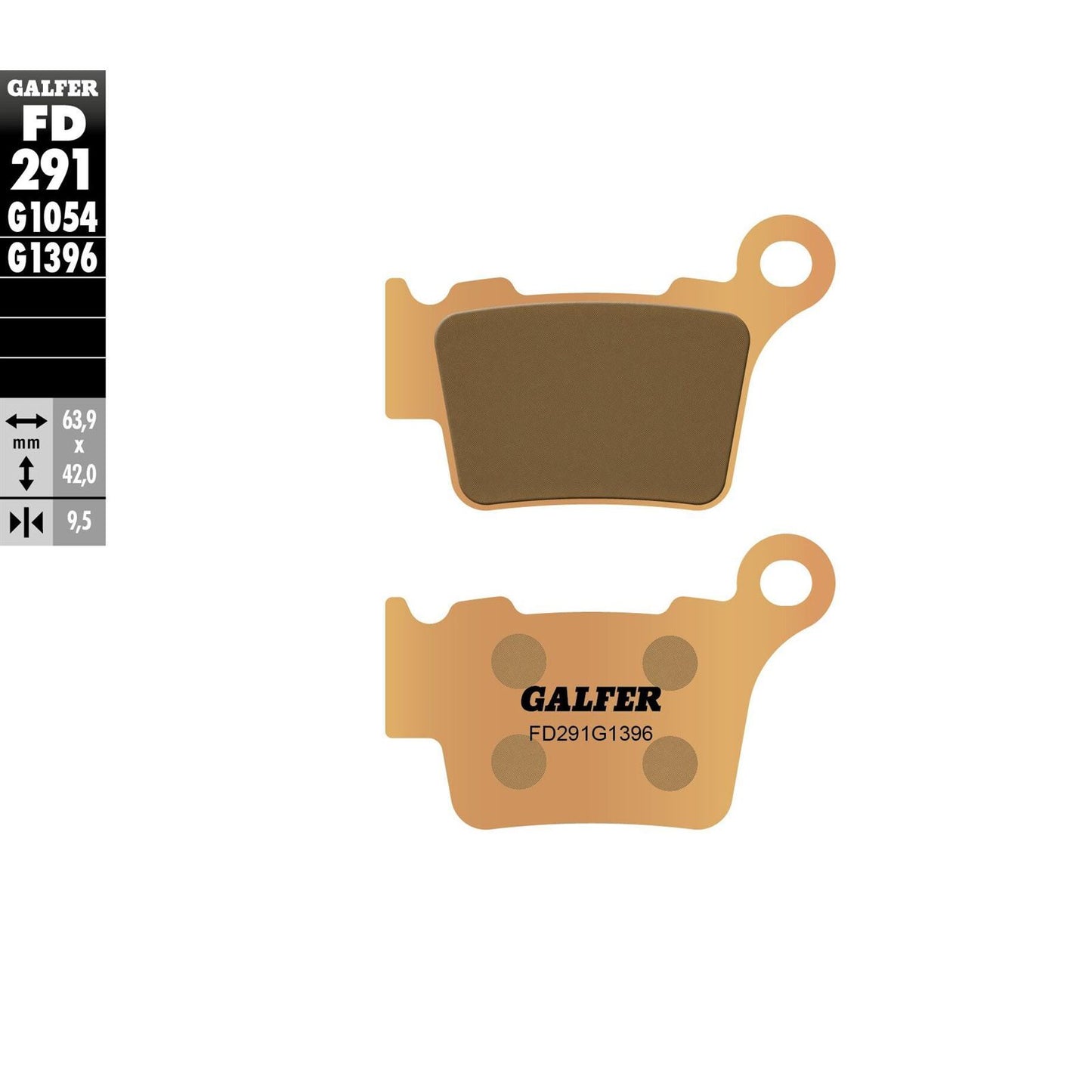 Galfer Brake Pads Sintered [MPN: FD291G1396]_606226