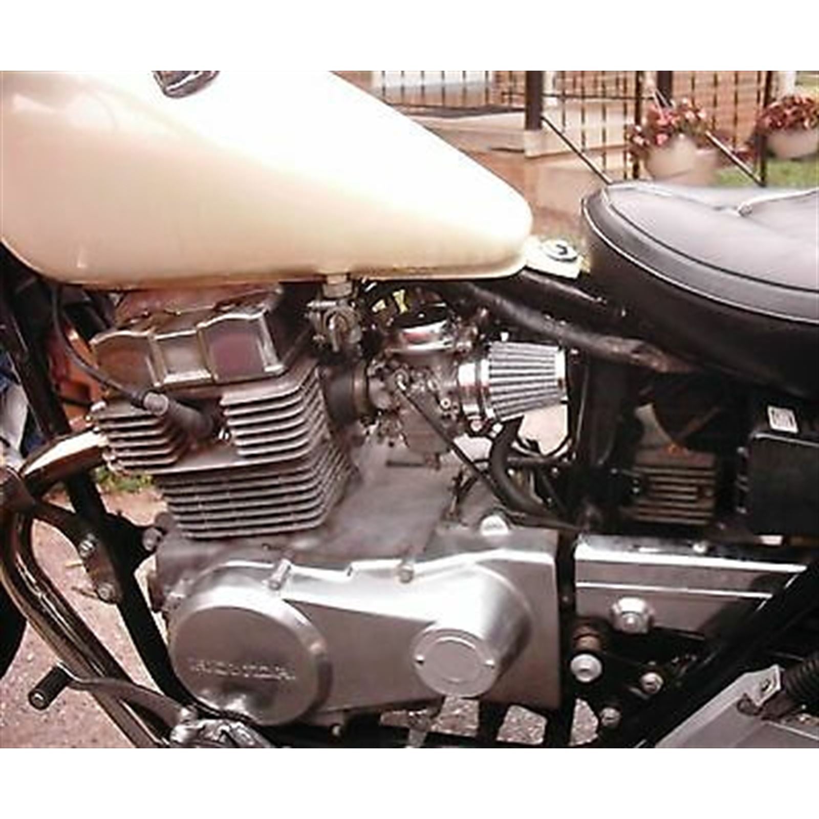 2FastMoto Short Clamp-On 30mm Tapered Wire Mesh POD Air Filter For Tight Spaces [MPN: 25-24910]_634332