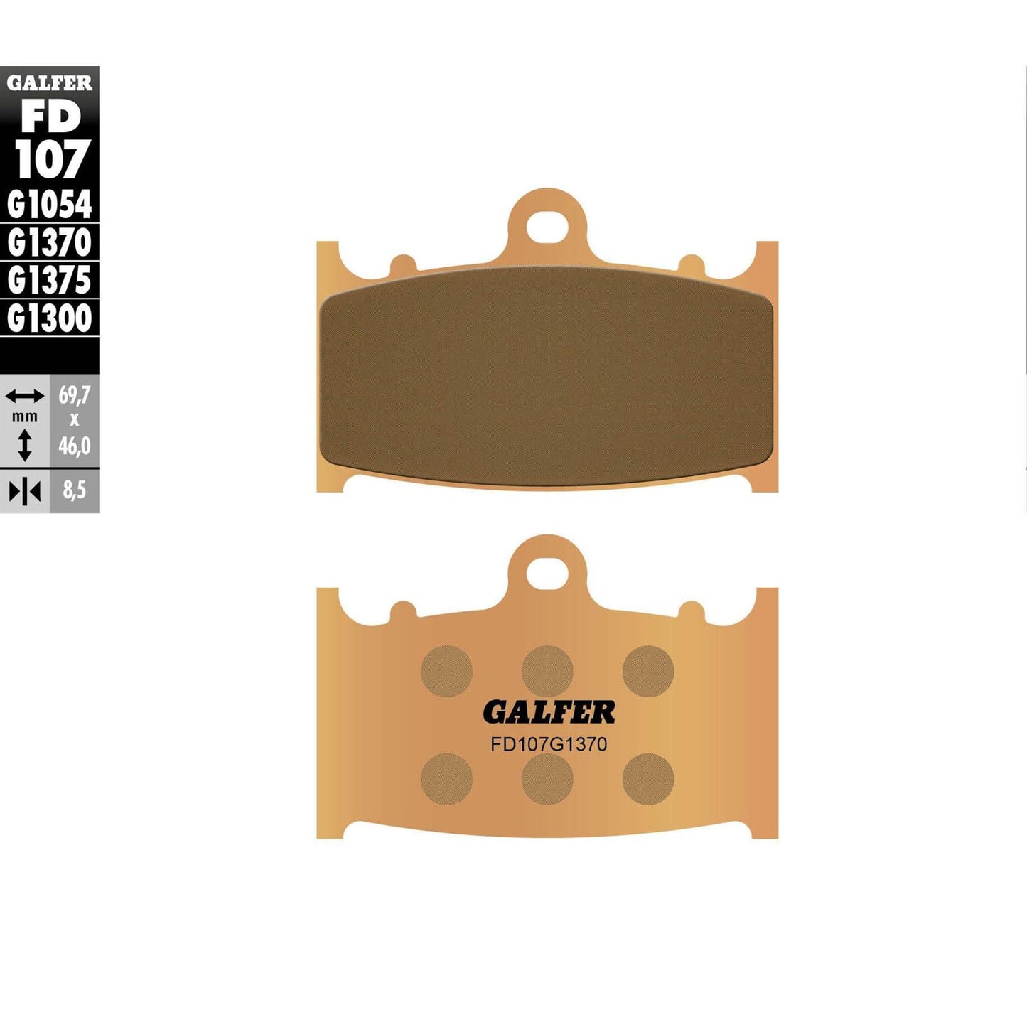 Galfer Brake Pads Sintered [MPN: FD107G1370]_606231