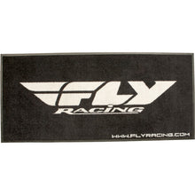 Fly Racing Floor Rug Black/White  73"x33" [MPN: FLY RUG]_88449