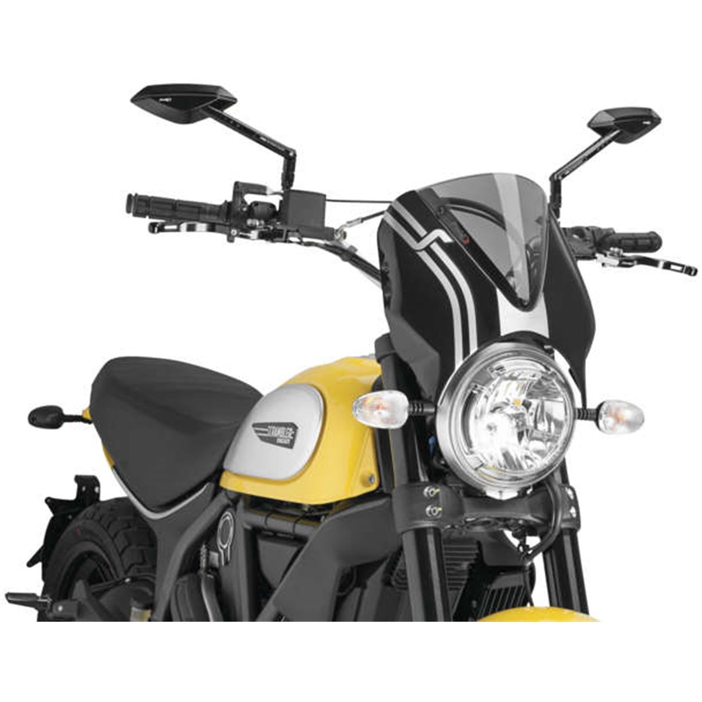 Puig New Generation Windscreen - Smoke - Scrambler 7652H_88451