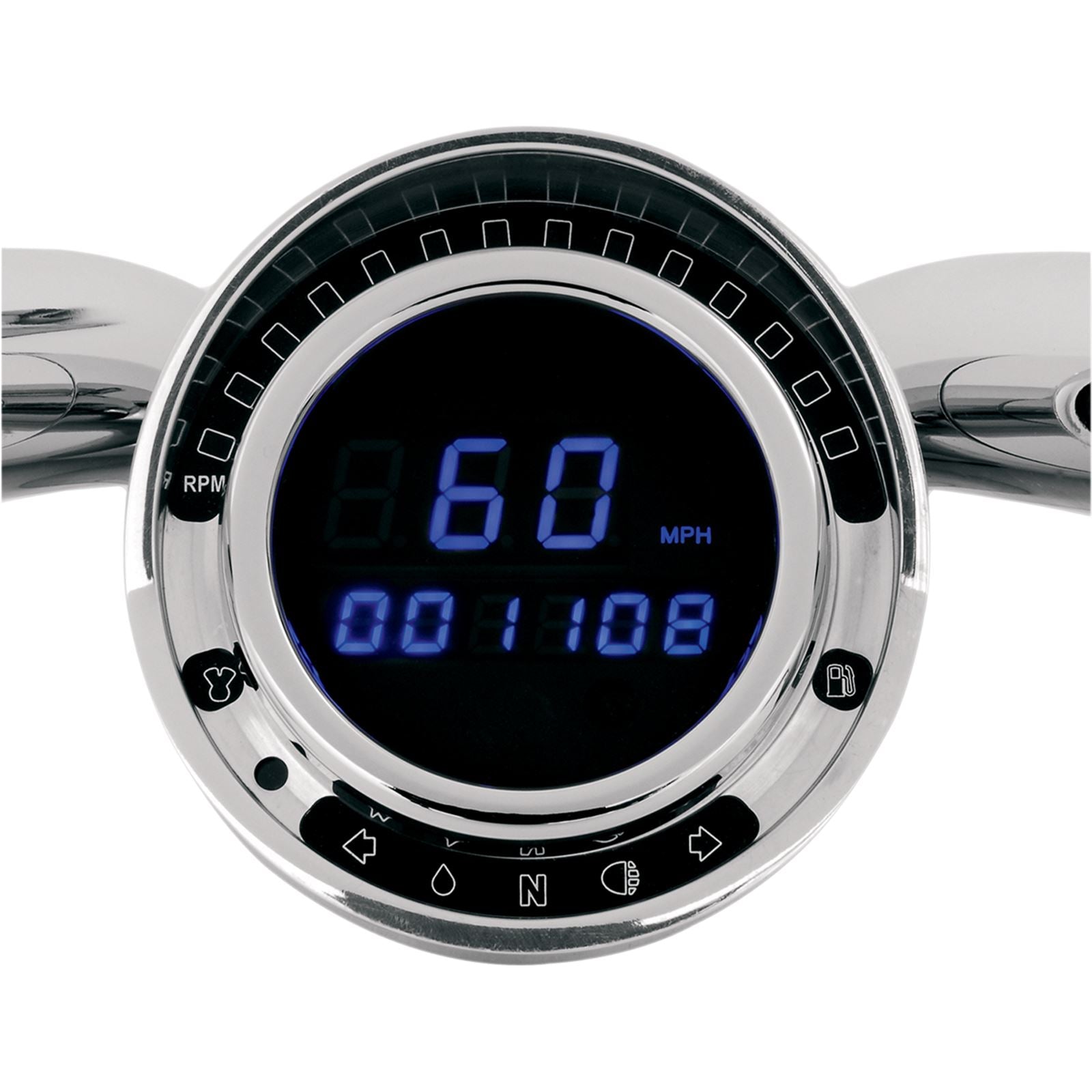 Dakota Digital Big Dog Direct Plug-In Speedometer - Blue LED BD-140_370510
