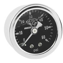 Biker's Choice Liquid-Filled Oil Pressure Gauge Black - 1-1/2" Body x 1-3/8" Viewing Area [MPN: BC00060B]_88574