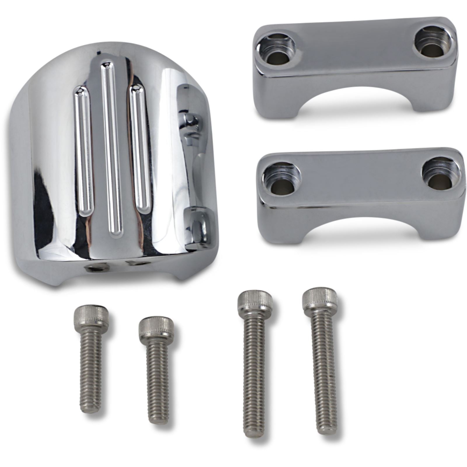 Dakota Digital Chrome Clamp Mount for 1" T-Bar/Riser Handlebar BKT-5001_370688