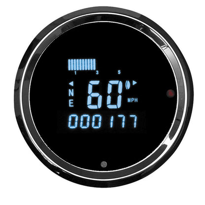Dakota Digital 3011 Model Odyssey II Speedometer with Indicators - 3-3/8" HLY-3011_88681